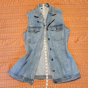 Arizona Jeans Company Vintage 90's Adjustable Denim Vest Medium